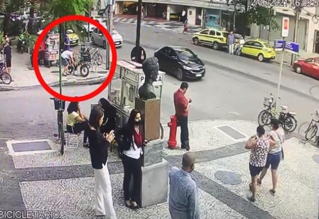 Imagem da noticia Polícia prende homem que roubou bicicleta do casal acusado de racismo