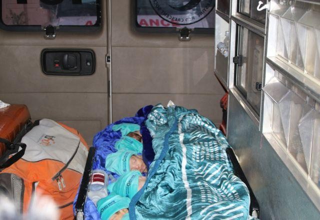 Imagem da noticia Recém-nascidos prematuros que estavam no hospital Al-Shifa, em Gaza, chegam ao Egito