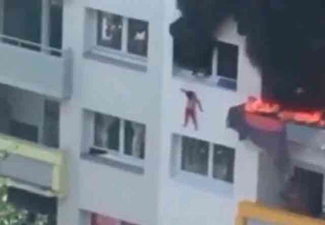 Crianças pulam de mais de 10 metros de altura para escapar de incêndio na França