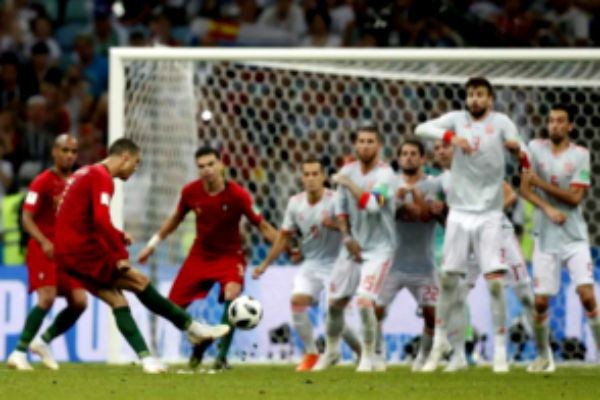 Imagem da noticia Cristiano Ronaldo marca gol da vitória de Portugal contra o Marrocos