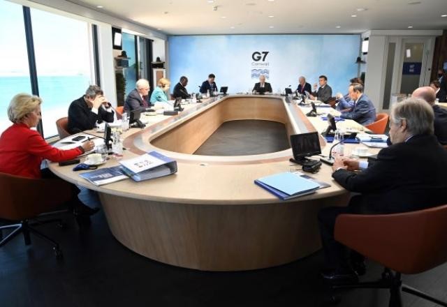Imagem da noticia G7 anuncia doação de 1 bilhão de doses de vacina a países pobres