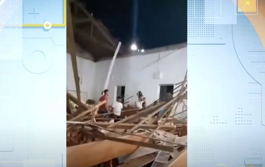 Imagem da noticia Teto de igreja desaba e deixa 80 feridos no norte de Minas Gerais