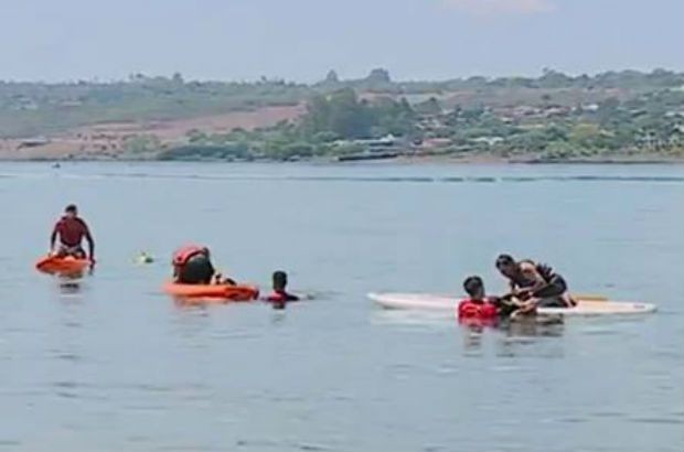 DF: Praticantes de stand up paddle fazem treinamento com o Corpo de Bombeiros