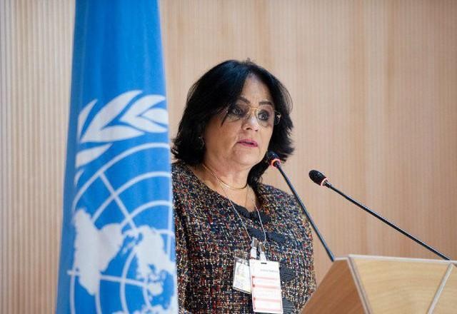 Imagem da noticia Na ONU, Damares exalta ações do governo e ignora guerra na Ucrânia
