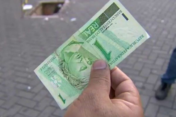 Desaparecidas, notas de R$ 1 ainda têm valor no comércio