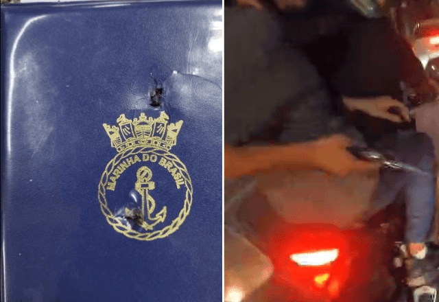 Imagem da noticia RJ: motociclista grava próprio assalto e escapa de ser baleado por objetos guardados na mochila