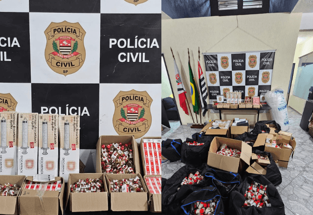 Imagem da noticia Polícia prende três suspeitos e fecha fábrica clandestina de anabolizante em SP
