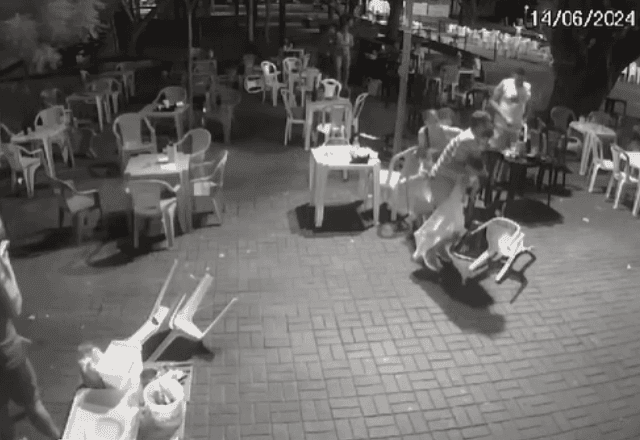 Imagem da noticia Vídeo: homem morre e bebê é baleado em tiroteio em praça de Fortaleza