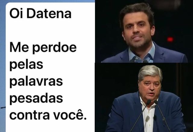 Imagem da noticia Datena diz que recebeu mensagens de desculpas de Marçal dois dias antes do episódio da cadeirada