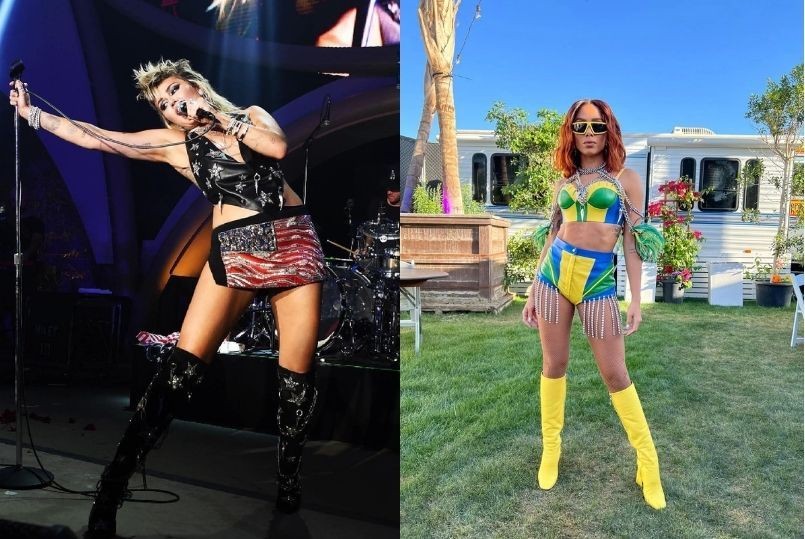 Imagem da noticia Relembre criações de Roberto Cavalli para Anitta e Miley