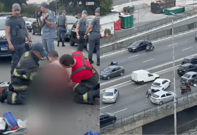 Imagem da noticia Tiroteio em viaduto de São Paulo termina com prisão de quadrilha