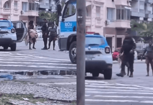 Imagem da noticia VÍDEO: homem em situação de rua é flagrado caminhando com uma tartaruga-marinha no Rio