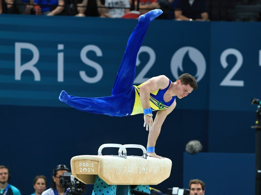 Imagem da noticia Diogo Soares tem notas baixas e não consegue pódio na ginástica artística masculina