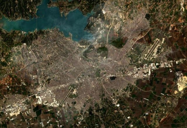 Imagem da noticia Satélite italiano registra foto de cidade turca afetada por terremoto