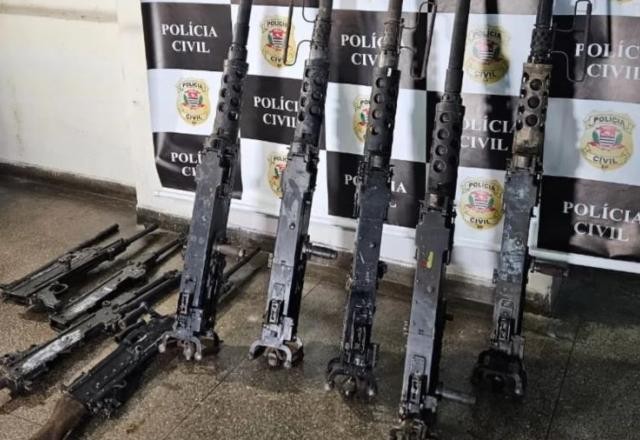 Polícia prende suspeito de vender armas que foram furtadas do exército em SP