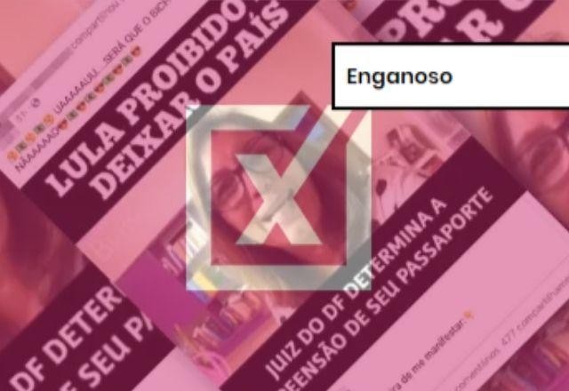 Imagem da noticia ENGANOSO: Vídeo de Bia Kicis sobre retenção de passaporte de Lula é de 2018