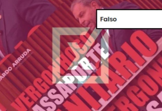 Imagem da noticia FALSO: Teste de anticorpos não deve substituir vacina contra a covid, como sugere deputado do PR