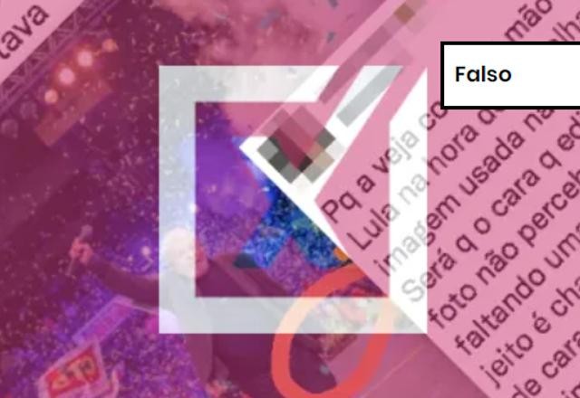 Imagem da noticia FALSO: É falso post que afirma que Veja cortou mão de Lula em foto