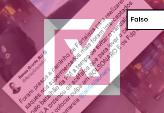 Imagem da noticia FALSO: Vídeo de abordagem da PM a torcedores do Sport não tem relação com Lula