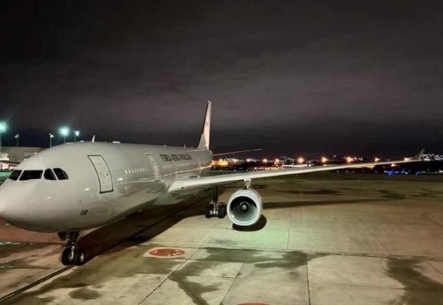 Imagem da noticia Quinto avião da FAB com repatriados de Israel chega ao Brasil