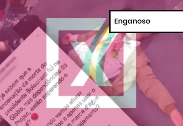 Imagem da noticia ENGANOSO: Posts enganam sobre ataque a Bolsonaro em suposta produção da Globo
