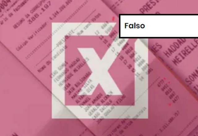 FALSO: Montagem de 2018 volta a circular para atacar votação eletrônica