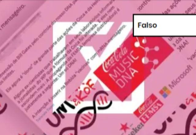 Imagem da noticia FALSO: Bill Gates não comprou ações da Coca-Cola para inserir vacinas na bebida