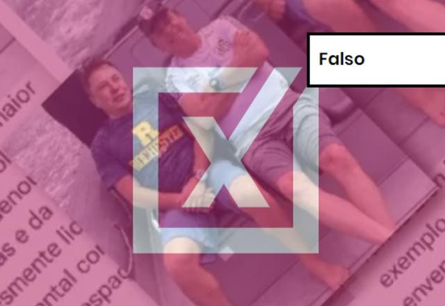 Imagem da noticia FALSO: Foto de Bolsonaro em lancha com Elon Musk é montagem