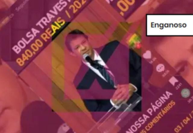 Imagem da noticia ENGANOSO: Vídeo em que Haddad anuncia programa de auxílio a pessoas trans é de 2015