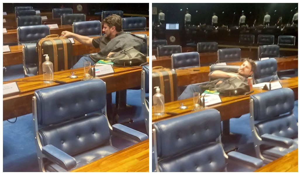 Imagem da noticia Sem dinheiro e sem lanche, senador faz as malas e “se muda” pro Congresso