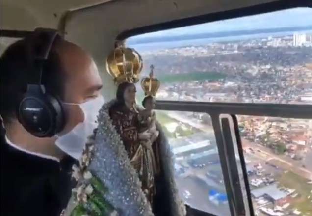 Imagem da noticia Do céu, imagem de Nossa Senhora de Nazaré abençoa contra o coronavírus
