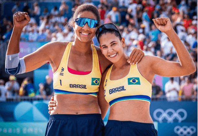 Imagem da noticia Conheça Duda e Ana Patrícia, campeãs olímpicas do vôlei de praia na Olimpíada de Paris