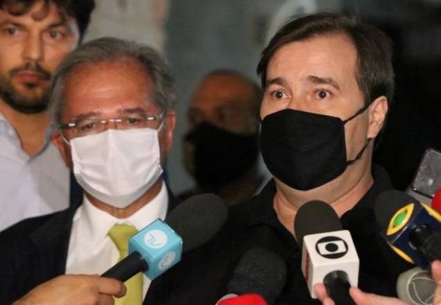 Imagem da noticia Maia e Guedes afinam discurso sobre auxílio-emergencial