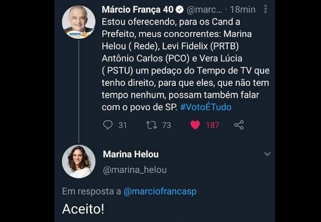 Imagem da noticia Márcio França oferece tempo de TV para candidatos nanicos