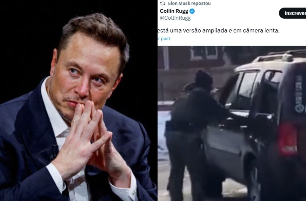Imagem da noticia Musk compartilha vídeos e reforça versão da imigração sobre mulher morta em Minneapolis