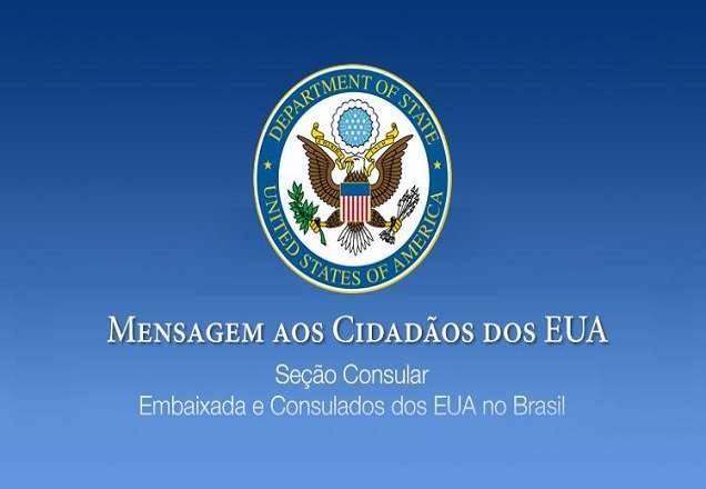 Embaixada dos EUA pede retorno de americanos que estão no Brasil
