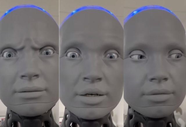 Imagem da noticia Robô percebe que não 'sentirá amor verdadeiro' e fica 'triste'; assista