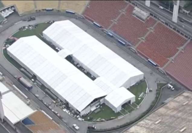 Imagem da noticia Estádio do Pacaembu recebe novos leitos em hospital de campanha