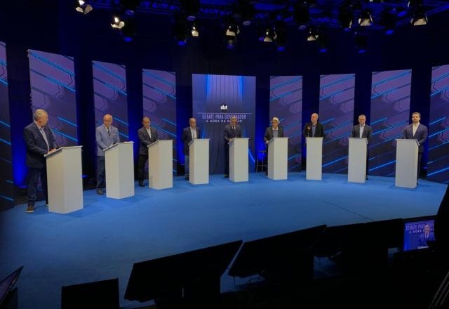 Imagem da noticia Oito candidatos participam do debate do SBT no Rio Grande do Sul