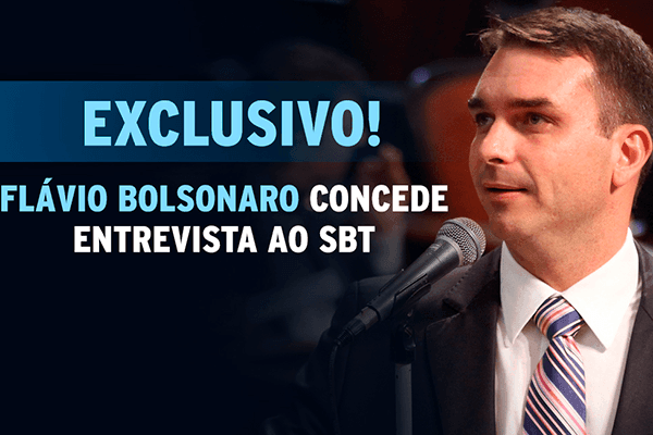 Imagem da noticia Exclusivo! Senador eleito Flávio Bolsonaro concede entrevista ao SBT 