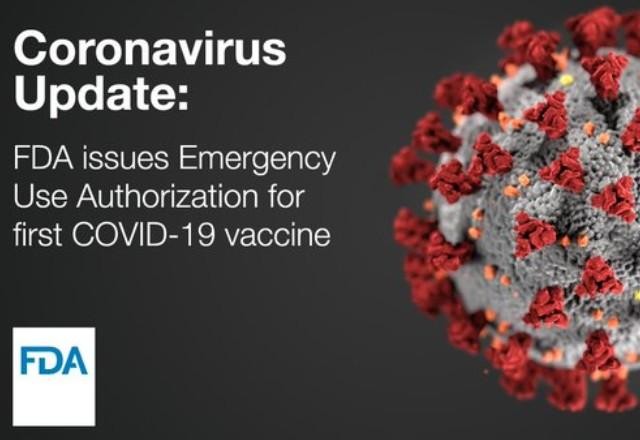 Imagem da noticia "Anvisa dos EUA" aprova vacina da Pfizer para uso emergencial