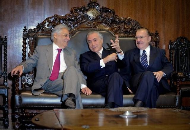 Ao vivo: FHC, Sarney e Temer discutem crise institucional e democracia