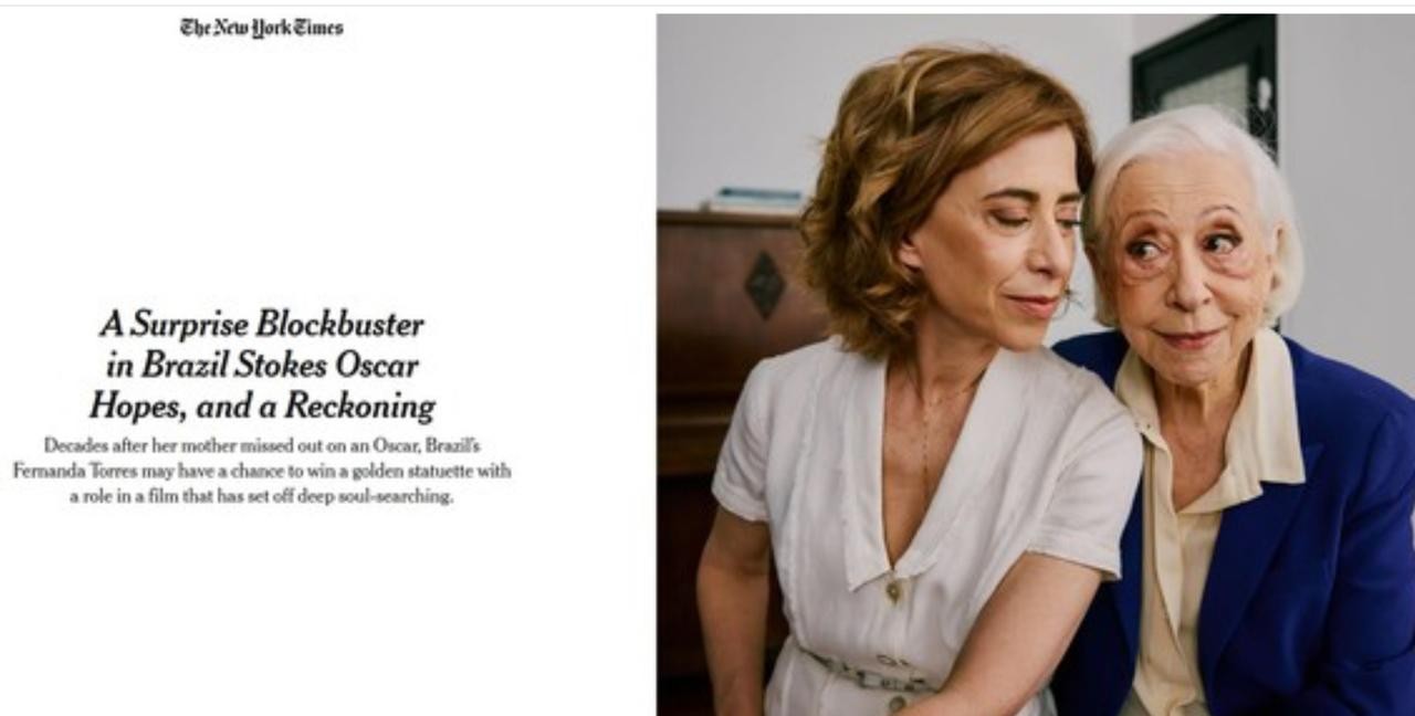 Imagem da noticia Jornal americano ‘New York Times’ fala em chance de Oscar para 'Ainda Estou Aqui'
