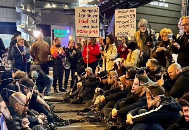 Imagem da noticia Manifestantes protestam em Israel após impasse em negociações com Hamas