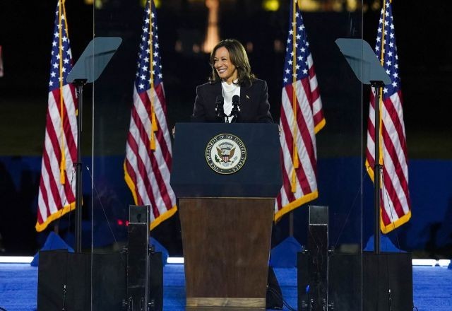 Imagem da noticia Kamala Harris faz discurso de encerramento de campanha na capital americana 
