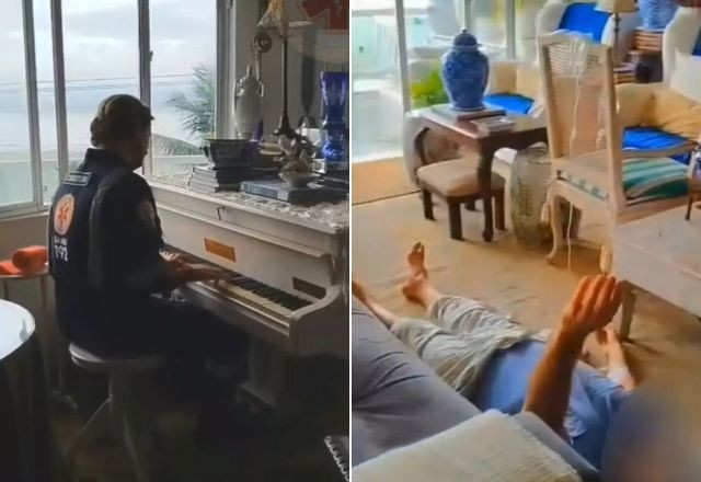 Imagem da noticia Vídeo: Socorrista toca piano para acalmar paciente em atendimento em SC