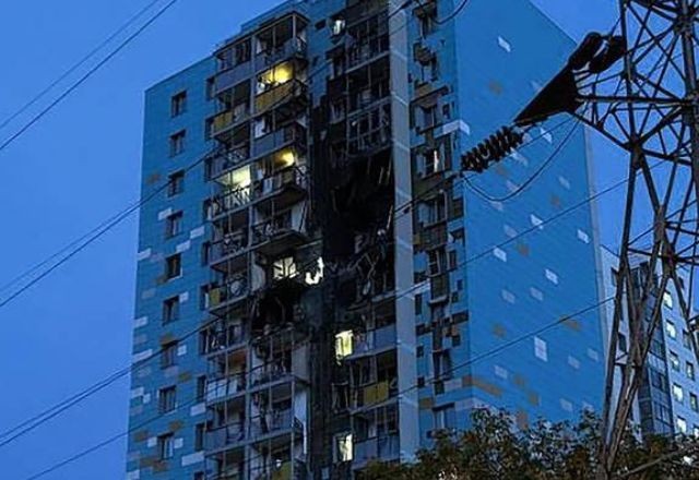 Imagem da noticia Ataque ucraniano atinge prédio residencial na Rússia
