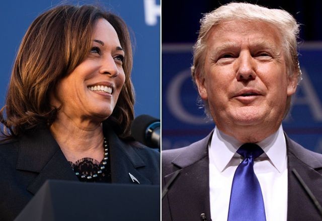 Imagem da noticia Reuters/Ipsos: Kamala aparece com 46% das intenções de voto, ante 43% de Trump