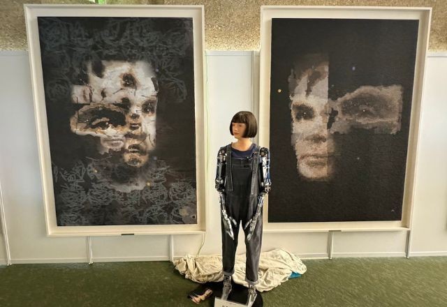 Imagem da noticia Obra de arte feita por robô humanoide é vendida por R$ 7,4 milhões