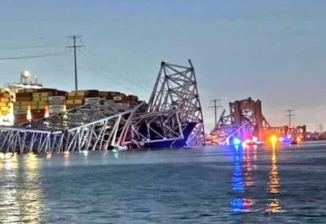 Imagem da noticia EUA: governador de Maryland declara estado de emergência após queda de ponte